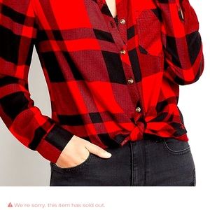 Buffalo check top